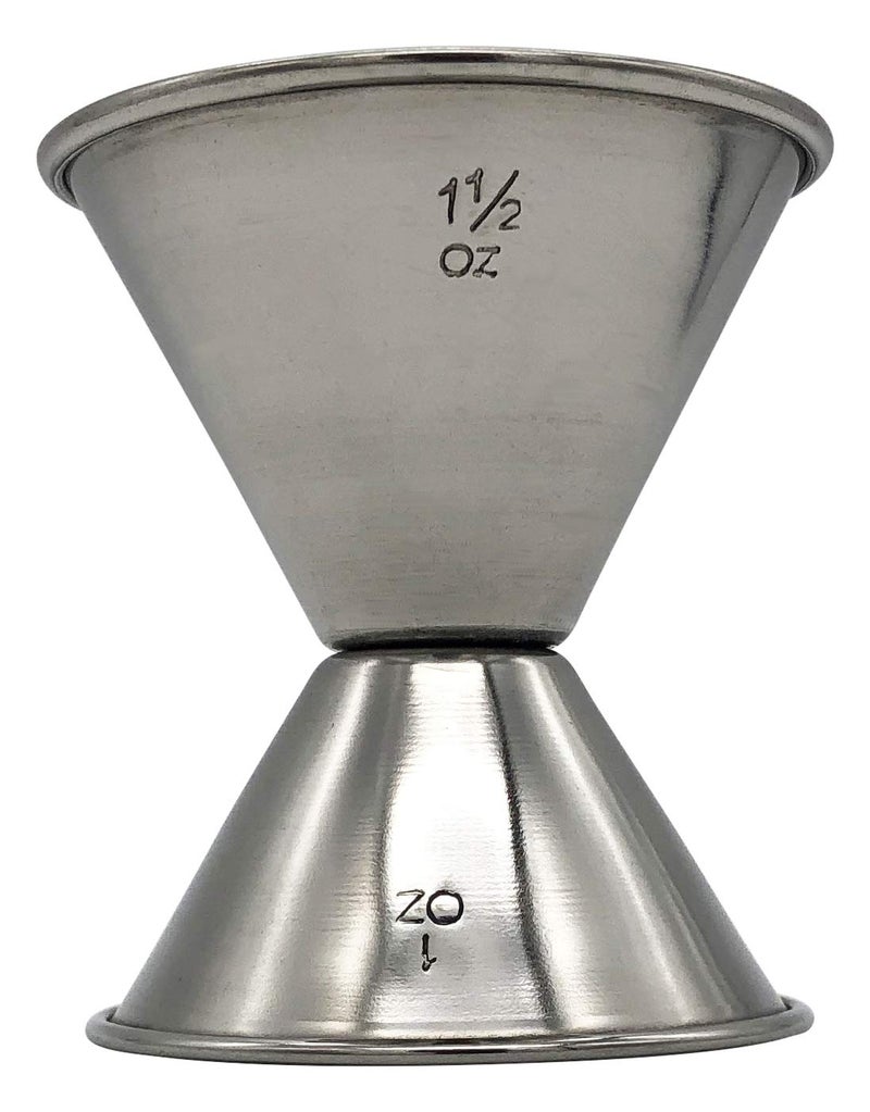 Hudson & Lane Stainless Steel Cocktail Barware Double Measuring Jigger 1 oz x 1.5 oz - Image 5